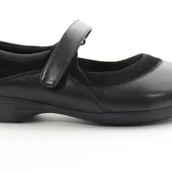 Abeo Amie Black Slip Resistant Mary Janes Sz 9 - Picture 1 of 5